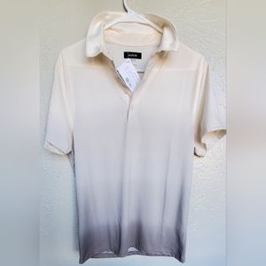 Alfani Men's Stretch Short Sleeves Shirt, Size: S, Cream